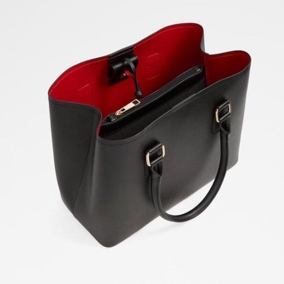 Aldo Black and Red Frenarien Tote - Picture 3 of 4